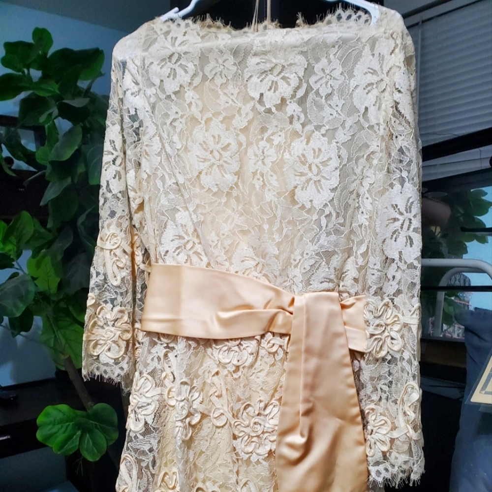 True Vintage Purity Lace Dress